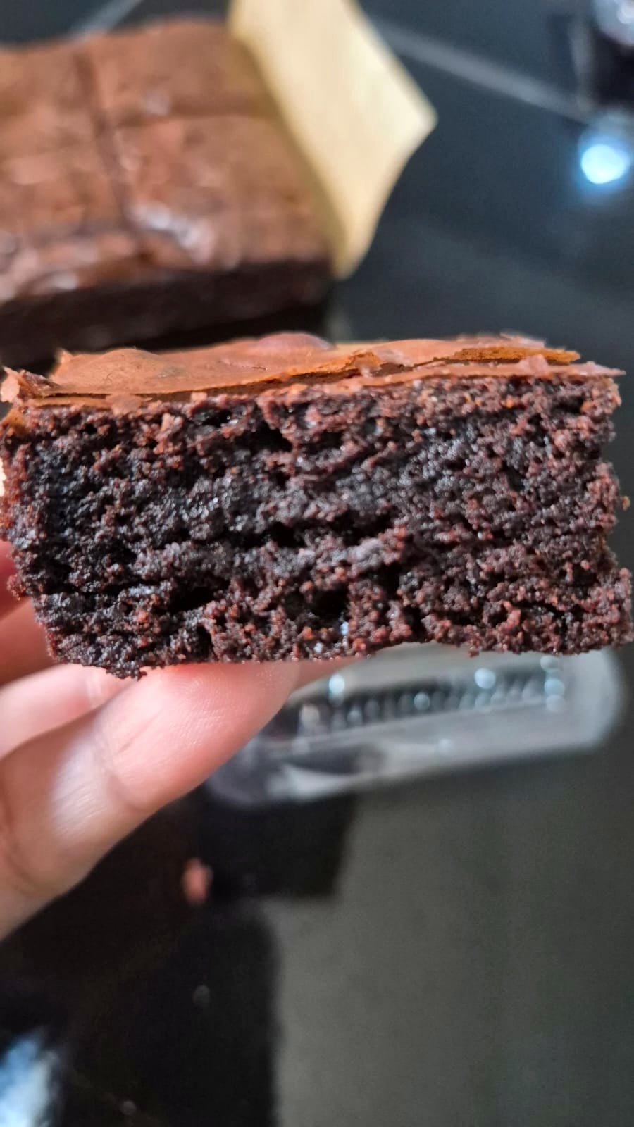 Fudgy texture
